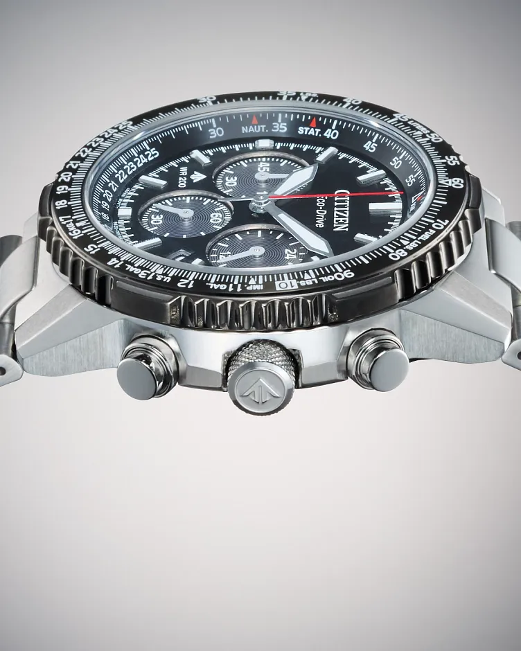 Promaster Navihawk Black Dial Stainless Steel Bracelet CA4664-60E Promaster Navihawk Black Dial Stainless Steel Bracelet CA4664-60E